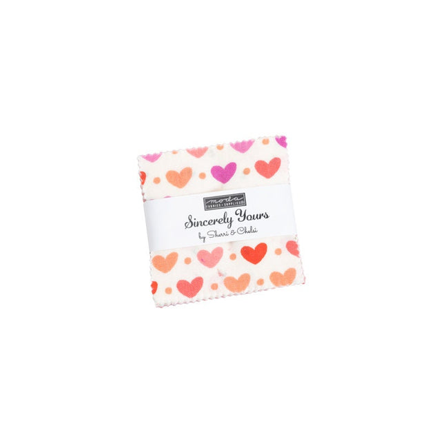 Sincerely Yours Mini Charm 2.5" 37610MC by Sherri and Chelsi for Moda Fabric