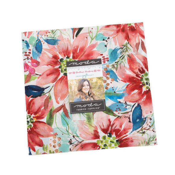 Starflower Christma Layer Cake 8480LC By Create Joy Project for Moda Fabrics