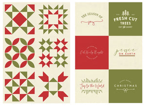 Red Barn Christmas Panel Multi 55540 11P