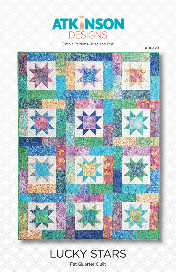 Lucky Stars Paper Pattern by Atkinson Designs, Multiple Sizes