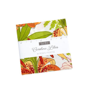 Carolina Lilies Charm Pack 48700PP by Robin Pickens for Moda
