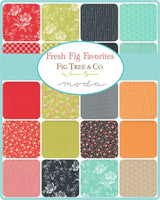 Fresh Fig Favorites Roses Black 20416-19 By Fig Tree Quilts for Moda Fabrics