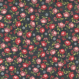 Fresh Fig Favorites Roses Black 20416-19 By Fig Tree Quilts for Moda Fabrics