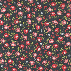 Fresh Fig Favorites Roses Black 20416-19 By Fig Tree Quilts for Moda Fabrics