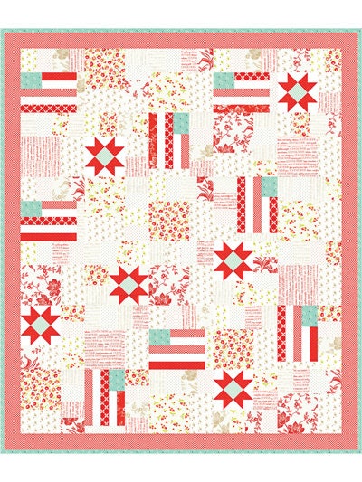 Seasonal Patchwork Quilt Pattern FTQ1793 Three patterns Choose your season