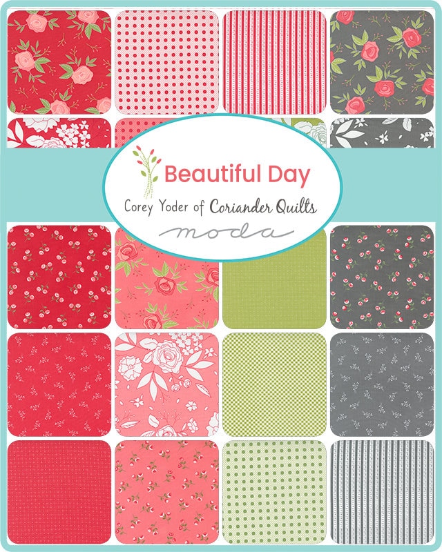 Beautiful Day Fat Eighth Bundle 39 Prints by Corey Yoder Little Miss Shabby for Moda Fabrics 29130F8