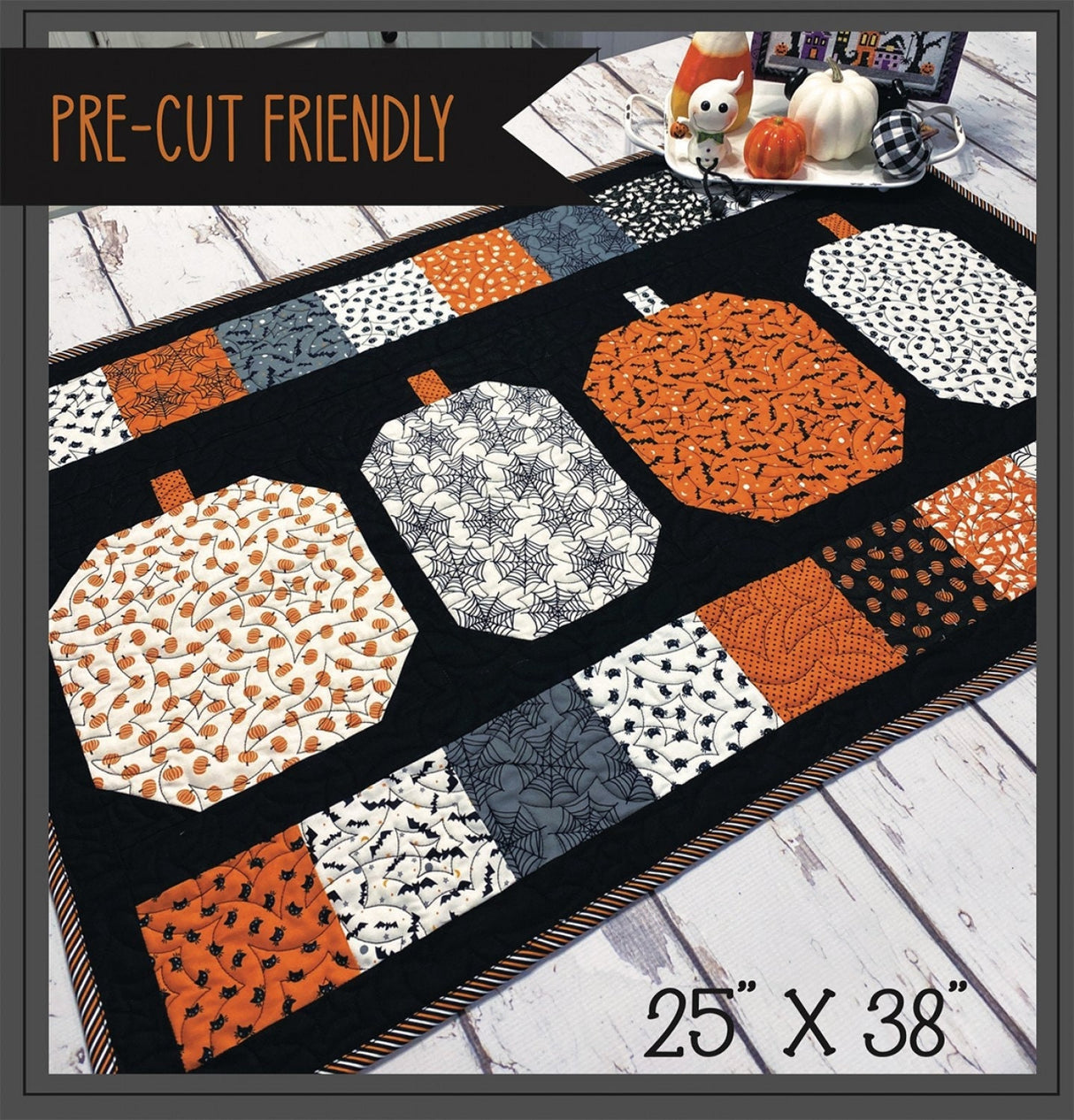 Hey Pumpkin!  Table Topper Pattern PCQ-029 by Primrose Cottage Quilts