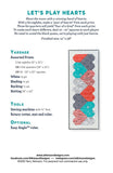 Lets Play Hearts table runner By Terry Atkinson From Atkinson Designs  # ATK-202