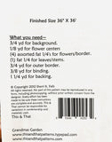 Grandma's Garden TAT170 From This and That by Sherri Falls Printed Pattern Only