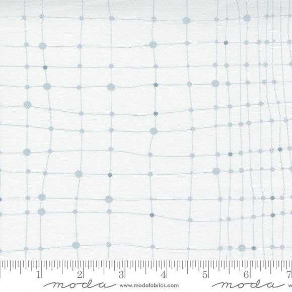 Modern Background More Net White Yardage 1766-11 by Zen Chic for Moda Fabrics
