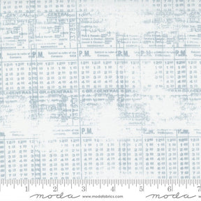 Modern Background More Stamps White Yardage 1763-12 by Zen Chic for Moda Fabrics