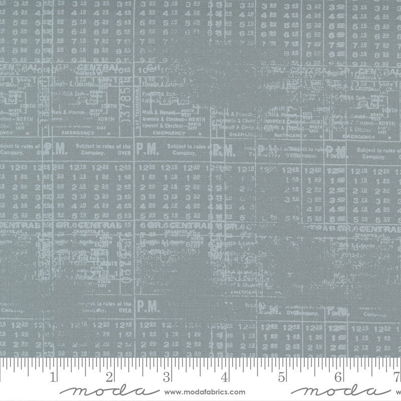 Modern Background More Stamps Steel Yardage 1763-23 by Zen Chic for Moda Fabrics
