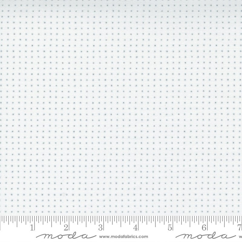 Modern Background More Dot-Dot White Yardage 1568-11 by Zen Chic for Moda Fabrics