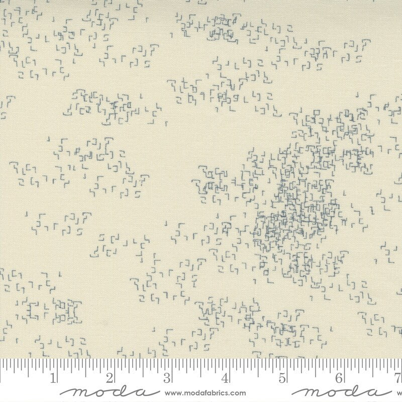 Modern Background More Edgy Eggshell Yardage 1569-16 by Zen Chic for Moda Fabrics