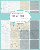 Modern Background More Stamps White Yardage 1763-12 by Zen Chic for Moda Fabrics