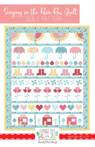 Singing in the Rain Quilt Pattern Beverly McCullough Paper Pattern only 59" x 73"