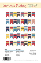Summer Bunting Quilt Pattern by Amy Smart Diary of a Quilter 66 x 84