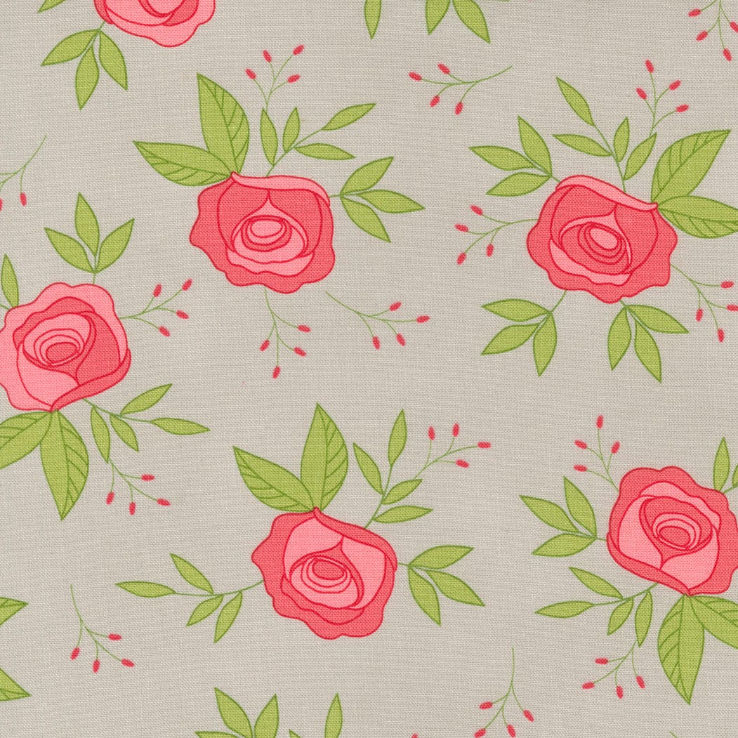 Beautiful Day Wild Rose Stone Yardage 29131-12 by Corey Yoder for Moda Fabrics Sold by 1/2 Yard increments