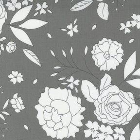 Beautiful Day Blooms Slate Yardage 29132-24 by Corey Yoder for Moda Fabrics Sold by 1/2 Yard increments