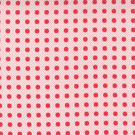 Beautiful Day Pin Dot Polka Scarlet Yardage 29137-21 by Corey Yoder for Moda Fabrics Sold by 1/2 Yard increments