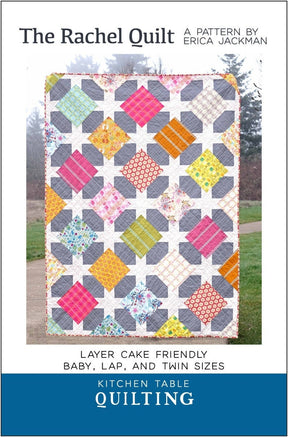 The Rachel Quilt Pattern KTQ123  by Kitchen Table Quilting (baby, lap and twin sizes)