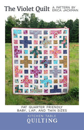 The Violet Quilt Pattern KTQ126  by Kitchen Table Quilting (baby, lap and twin sizes)