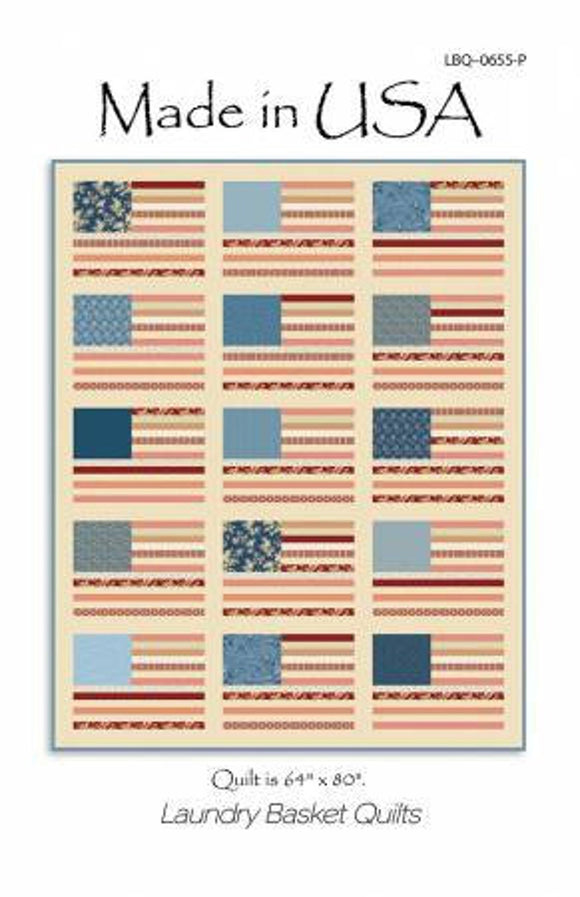 Made in the USA Laundry Basket Quilts Pattern Made in USA LBQ-0655-P