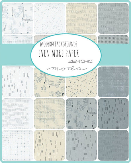 Modern Background Even More Paper Charm Pack 5" 1762PP  Moda Precuts by Zen Chic
