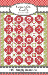 Simply Beautiful Quilt Pattern CQ187 74 x 90