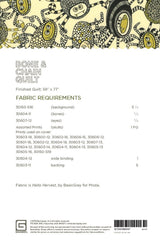 Bone and Chain Quilt Pattern Paper Only PAT014 Basic Grey, 59" x 77"
