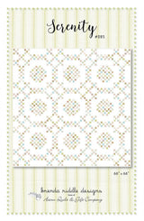 Serenity Quilt Pattern Paper Only by Brenda Riddle Designs for Acorn Quilts 66" x 66"