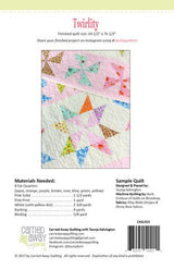 Twirlity Quilt Pattern by Carried Away Quilting CAQ-013