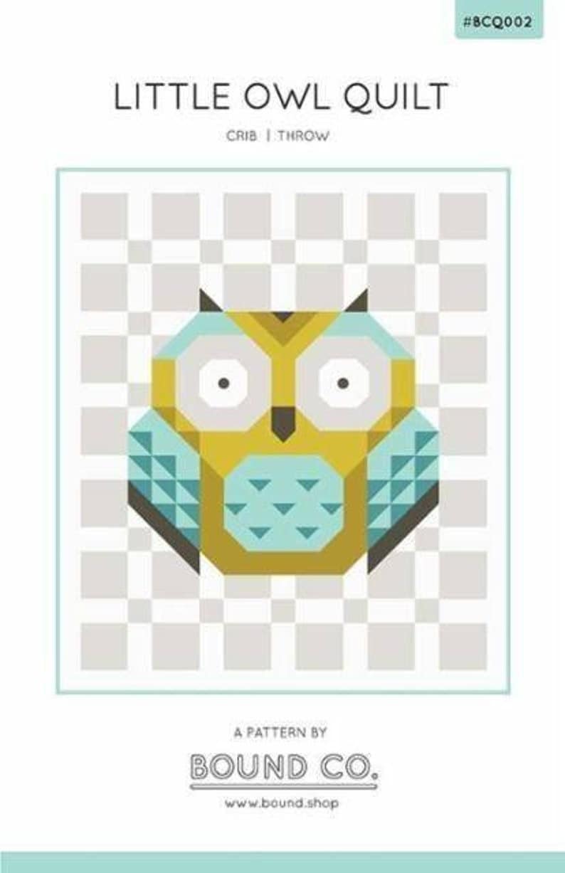 Little Owl Quilt Pattern BCQ002 by Bound Co.