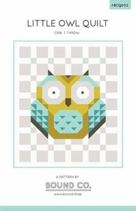Little Owl Quilt Pattern BCQ002 by Bound Co.