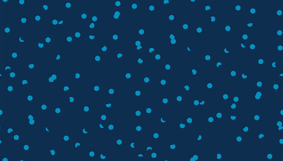 Hole Punch Dot Navy Yardage by Kimberly Kight for Ruby Star Society RS5025-15