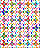 Freckles Quilt Pattern by Charisma Horton, Finished size 75" x 90"