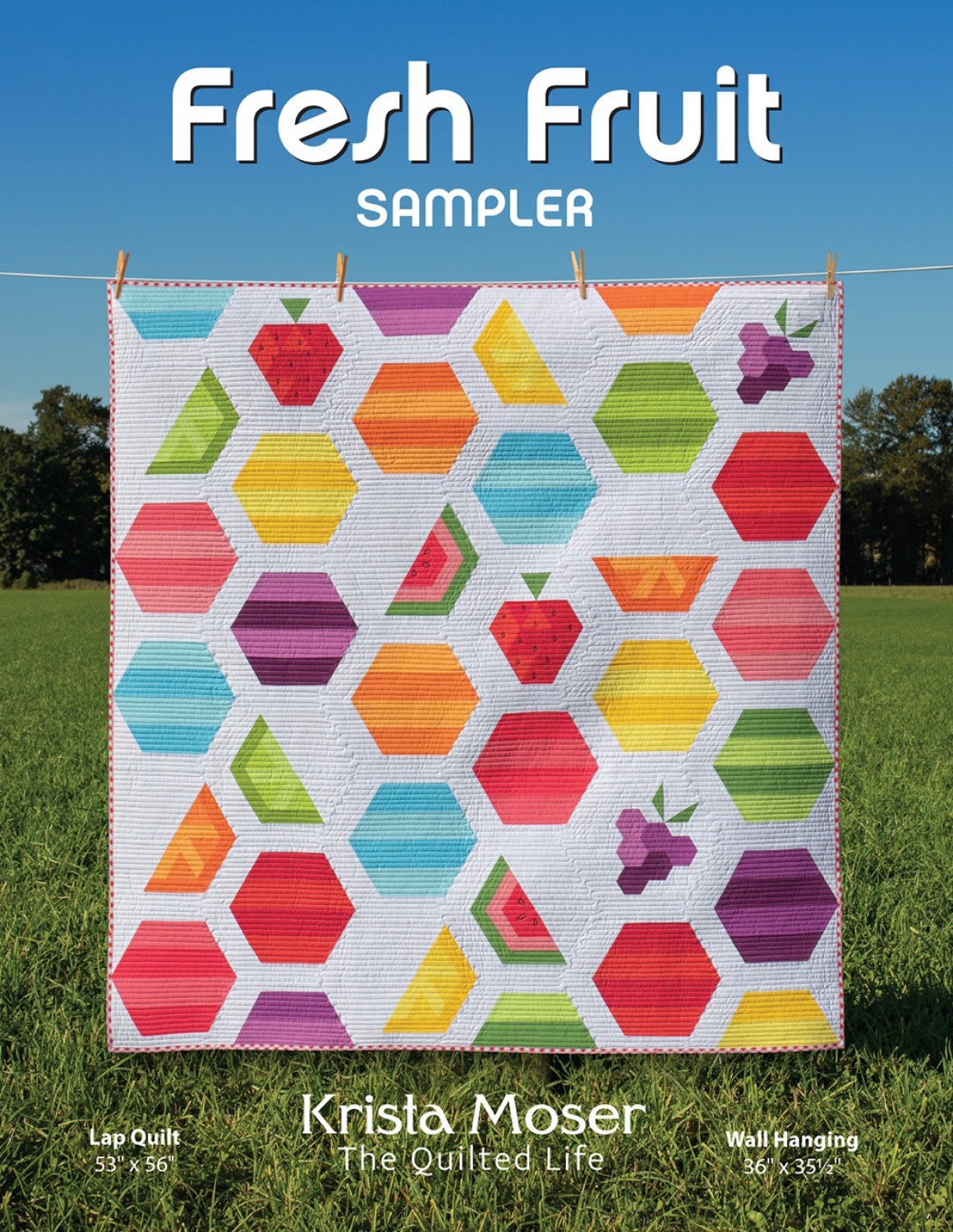 Fresh Fruit Sampler Quilt  Pattern - TQL10027 - PAPER PATTERN-only By Krista Moser