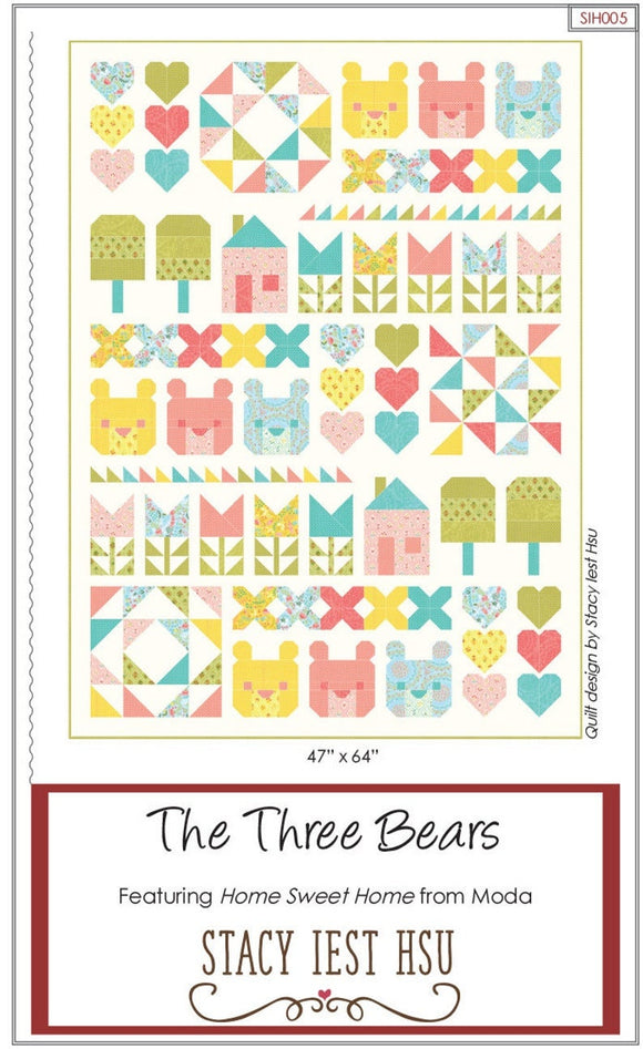 The Three Bears Quilt Pattern by Stacy Iest Hsu 47