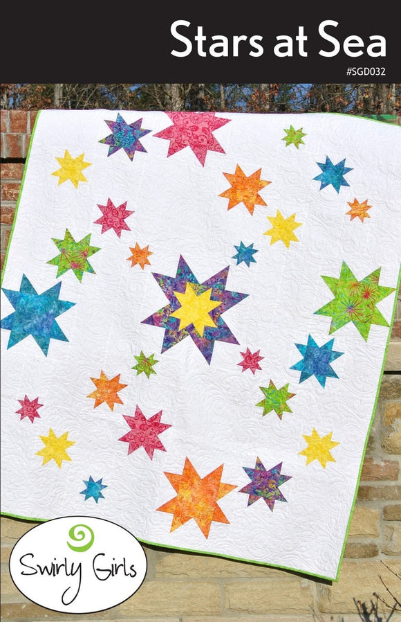 Stars at Sea Quilt Pattern by Joanne Hillestad for Swirly Girls Design SGD032