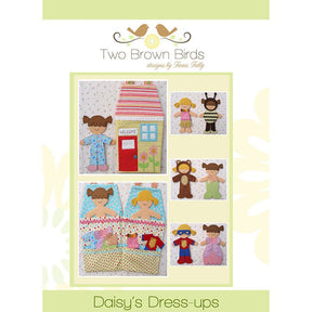 Daisy's Dress Ups #TB048 Printed Pattern by Two Brown Birds (Tied With a Ribbon)