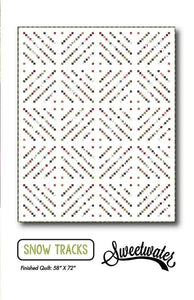Snow Tracks P269 Sweetwater pattern Finished Size 62 x 80 inches