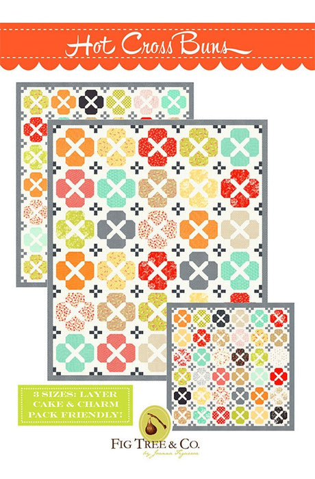 Hot Cross Buns Quilt Pattern Only by Fig Tree Quilts - FTQ1791