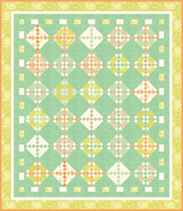 Sweet Sixteen Quilt Pattern Paper Only by Fig Tree Quilts 60" x 70" or 66" x 76"