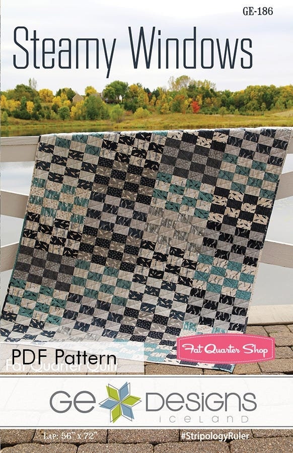 Steamy Windows Quilt Patterns by GE Designs Iceland, Crib, Lap, Twin/ Full, Queen, and King sizes GE-186