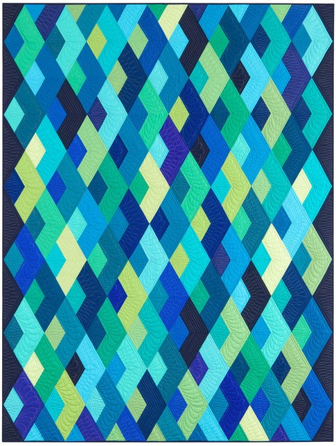 Boomerang Quilt Pattern ONLY - by Jaybird Quilts in 5 sizes - JBQ154
