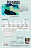 Boomerang Quilt Pattern ONLY - by Jaybird Quilts in 5 sizes - JBQ154