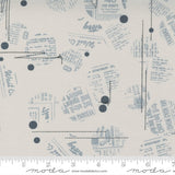 Modern Background Even More Paper News Dropping Fog Yardage 1762-13 by Zen Chic for Moda Fabrics