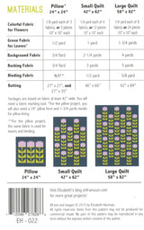 Thistle Quilt PATTERN by Elizabeth Hartman EH022