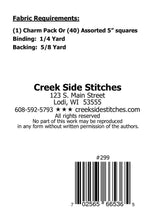 Charming HI you CSS299 From Creek Side Stitches  two sizes