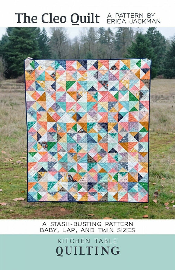 The Cleo Quilt Pattern KTQ134  by Kitchen Table Quilting (baby, lap and twin sizes)